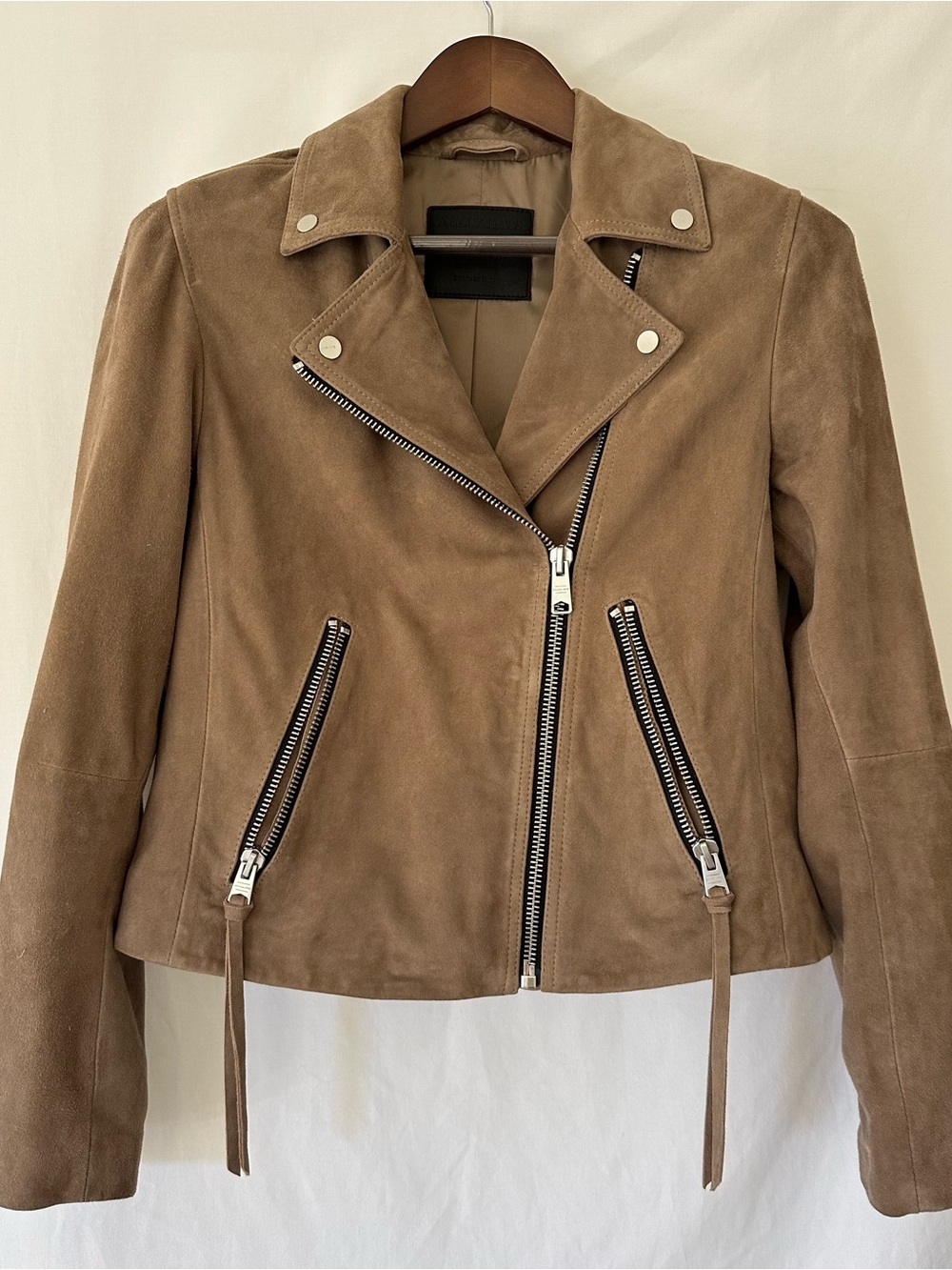 Allsaints Dalby Suede Jacket size 8